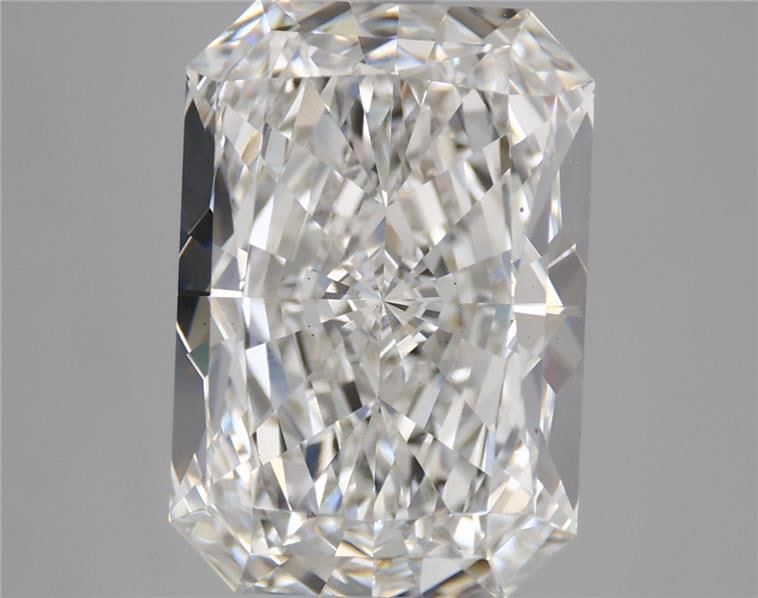 5.13 Carat Radiant Shaped, Excellent Cut, F Color, VS1 Clarity, IGI Certified Lab Grown Diamond
