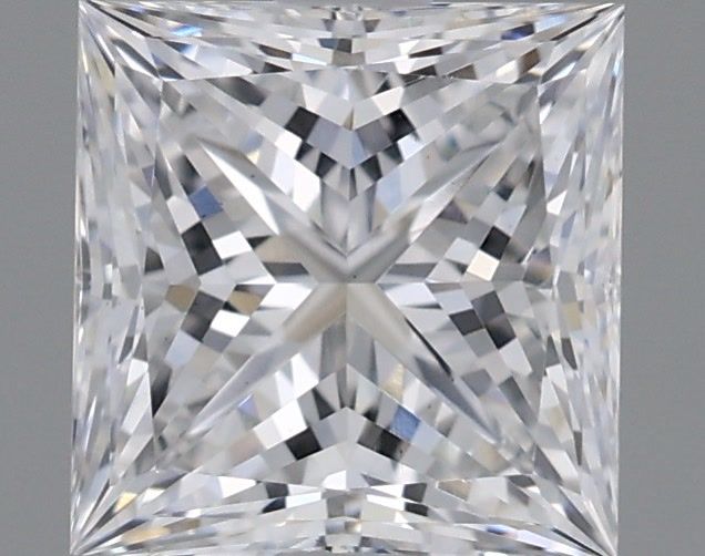 1.63 Carat Princess Shaped, Excellent Cut, E Color, VS1 Clarity, IGI Certified Lab Grown Diamond