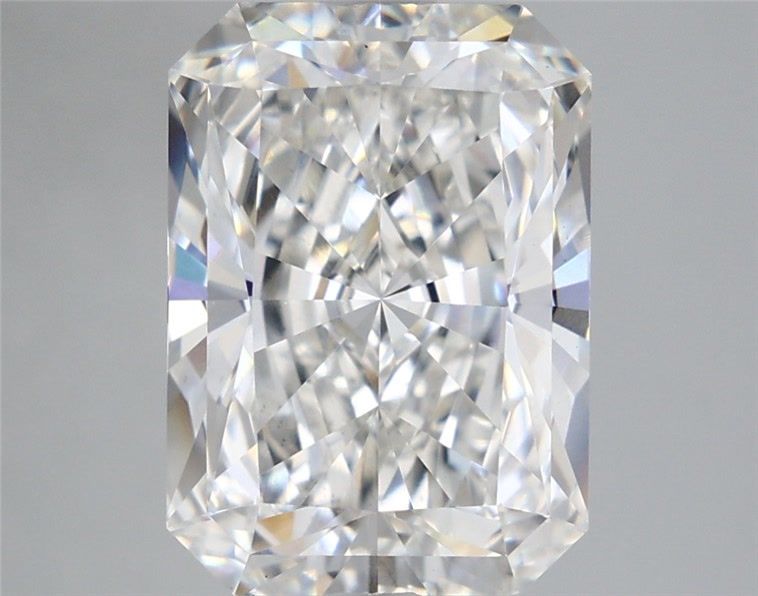 5.19 Carat Radiant Shaped, Ideal Cut, F Color, VS1 Clarity, IGI Certified Lab Grown Diamond