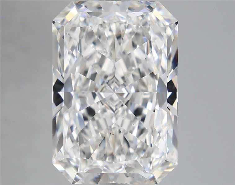 5.19 Carat Radiant Shaped, Ideal Cut, F Color, VS1 Clarity, IGI Certified Lab Grown Diamond