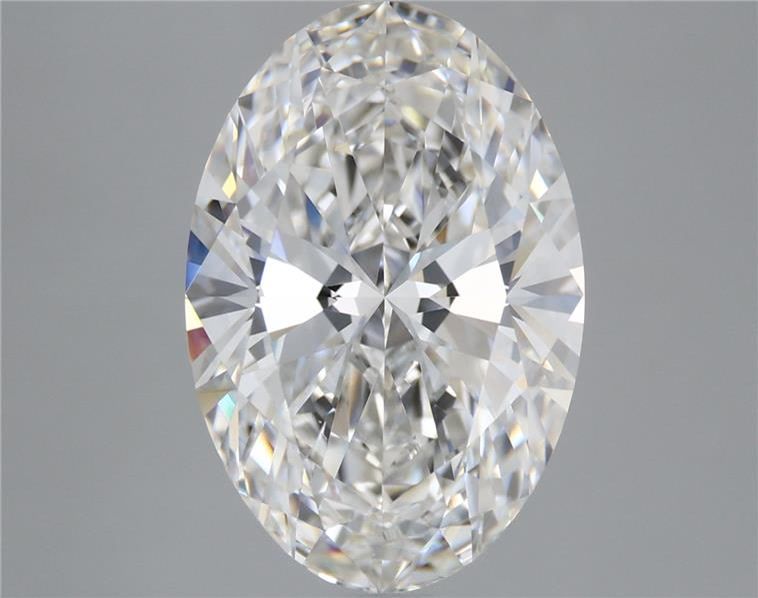 5.33 Carat Oval Shaped, Ideal Cut, F Color, VS1 Clarity, IGI Certified Lab Grown Diamond
