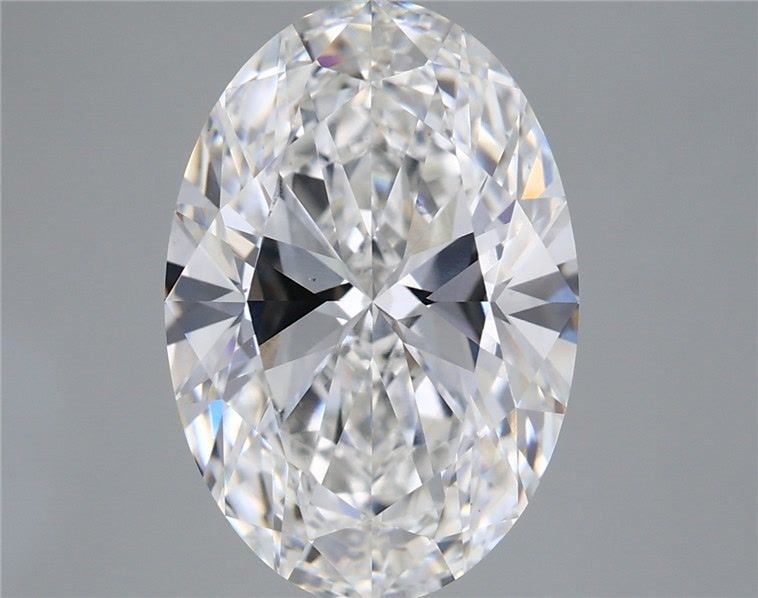 5.63 Carat Oval Shaped, Ideal Cut, F Color, VS1 Clarity, IGI Certified Lab Grown Diamond