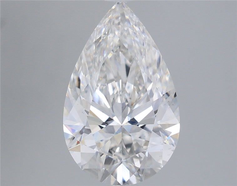 3.37 Carat Pear Shaped, Ideal Cut, F Color, VS2 Clarity, IGI Certified Lab Grown Diamond