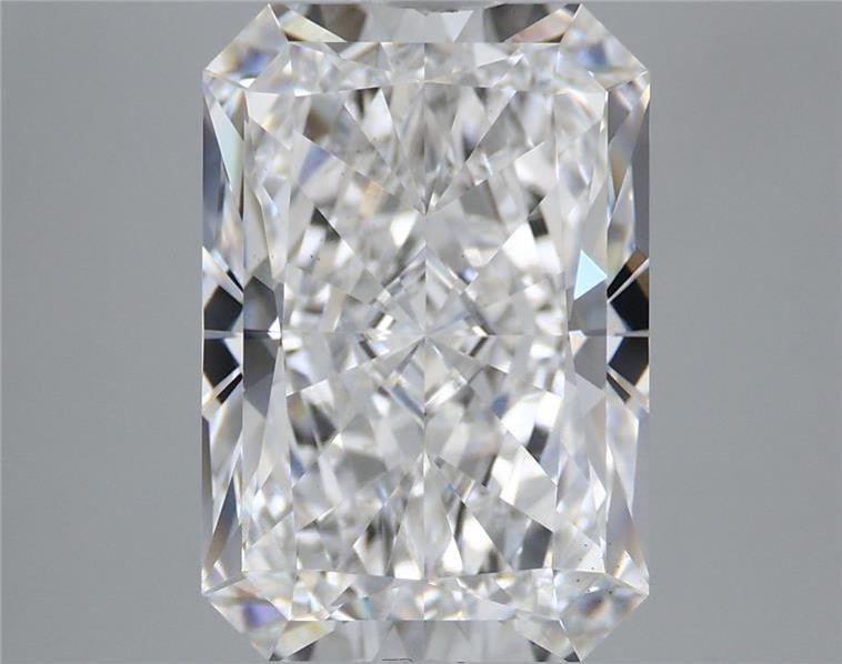 5.24 Carat Radiant Shaped, Ideal Cut, E Color, VS1 Clarity, IGI Certified Lab Grown Diamond