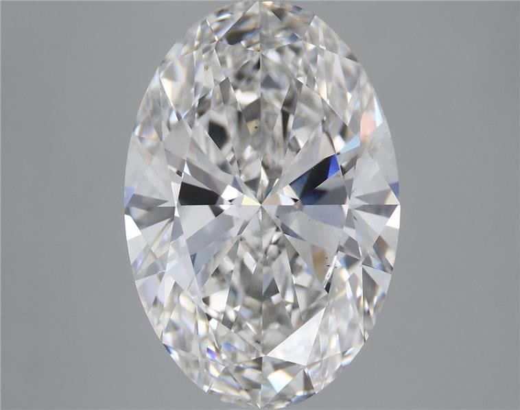 5.26 Carat Oval Shaped, Ideal Cut, F Color, VS1 Clarity, IGI Certified Lab Grown Diamond