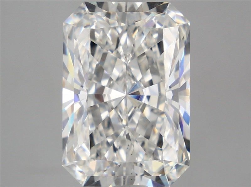 5.28 Carat Radiant Shaped, Ideal Cut, F Color, VS1 Clarity, IGI Certified Lab Grown Diamond