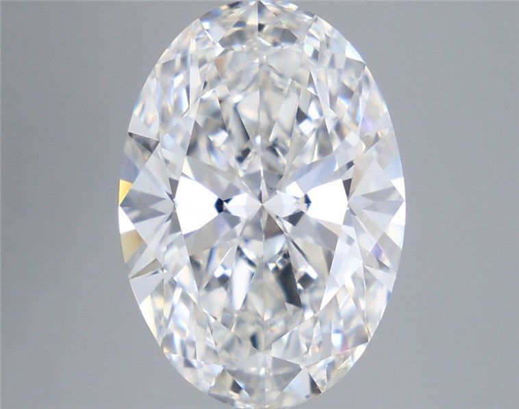 5.56 Carat Oval Shaped, Ideal Cut, E Color, VS1 Clarity, IGI Certified Lab Grown Diamond