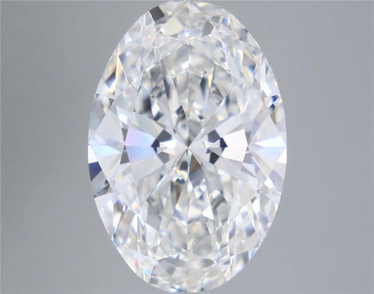 5.66 Carat Oval Shaped, Ideal Cut, E Color, VS1 Clarity, IGI Certified Lab Grown Diamond