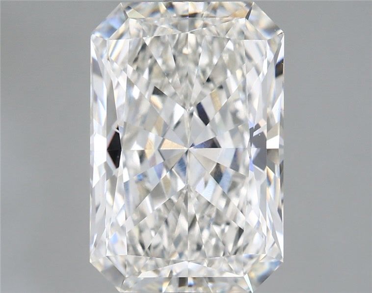5.29 Carat Radiant Shaped, Ideal Cut, F Color, VS1 Clarity, IGI Certified Lab Grown Diamond