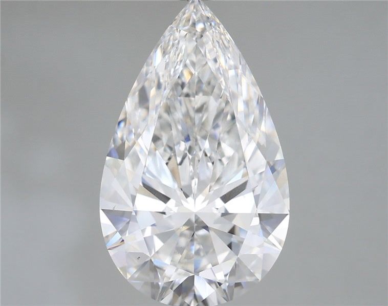 5.33 Carat Pear Shaped, Excellent Cut, E Color, VS1 Clarity, IGI Certified Lab Grown Diamond