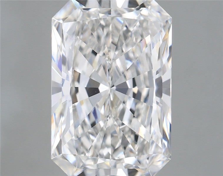 5.43 Carat Radiant Shaped, Excellent Cut, E Color, VS1 Clarity, IGI Certified Lab Grown Diamond