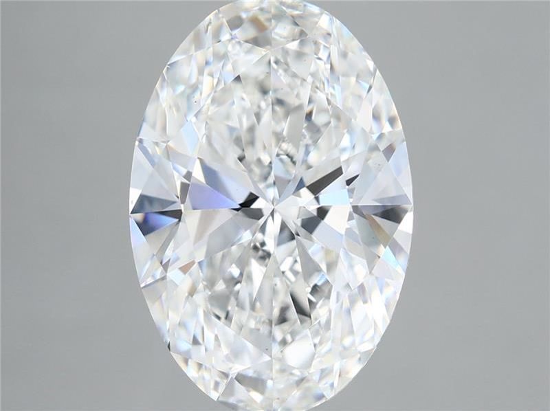 5.56 Carat Oval Shaped, Ideal Cut, F Color, VS2 Clarity, IGI Certified Lab Grown Diamond