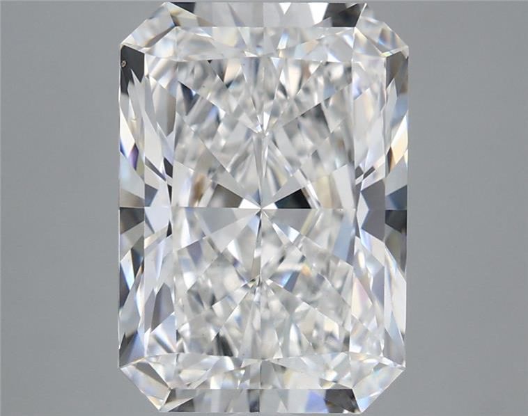 5.18 Carat Radiant Shaped, Ideal Cut, E Color, VS1 Clarity, IGI Certified Lab Grown Diamond
