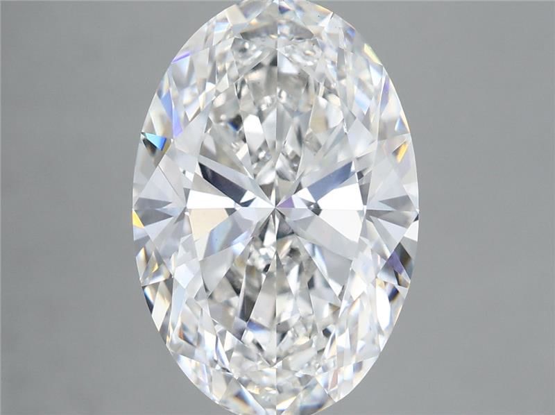 5.62 Carat Oval Shaped, Ideal Cut, F Color, VS1 Clarity, IGI Certified Lab Grown Diamond