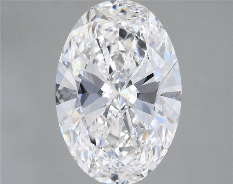 5.56 Carat Oval Shaped, Excellent Cut, E Color, VVS2 Clarity, IGI Certified Lab Grown Diamond