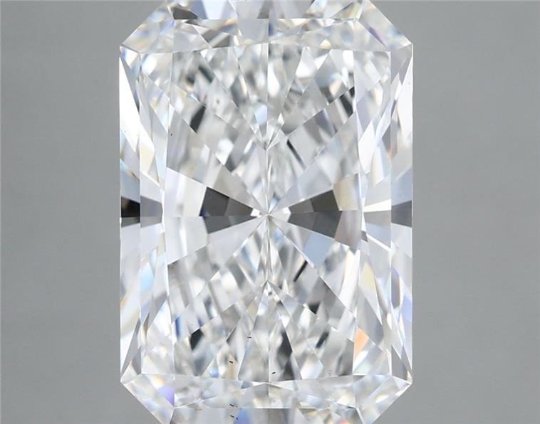 5.62 Carat Radiant Shaped, Ideal Cut, F Color, VS1 Clarity, IGI Certified Lab Grown Diamond