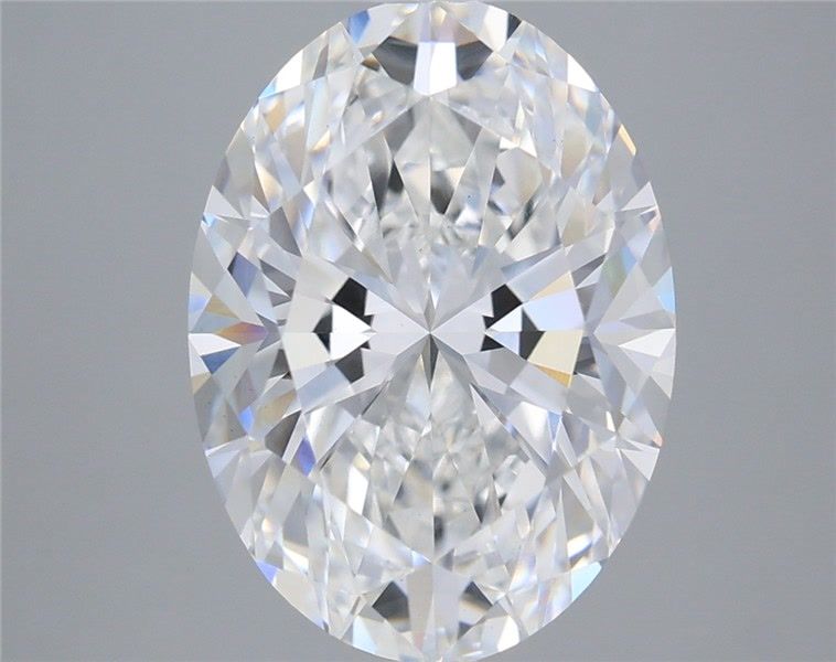 5.56 Carat Oval Shaped, Ideal Cut, E Color, VS1 Clarity, IGI Certified Lab Grown Diamond