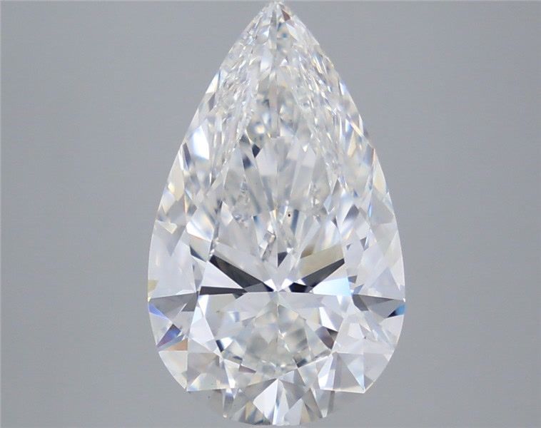 4.41 Carat Pear Shaped, Ideal Cut, F Color, VS1 Clarity, IGI Certified Lab Grown Diamond