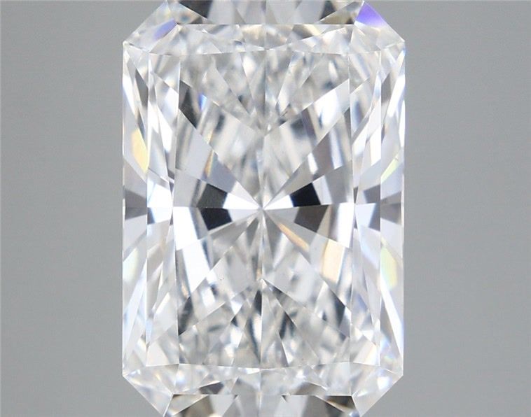 5.09 Carat Radiant Shaped, Ideal Cut, E Color, VS1 Clarity, IGI Certified Lab Grown Diamond