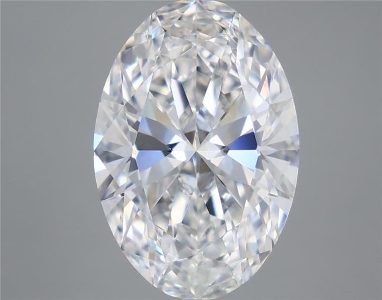 5.59 Carat Oval Shaped, Ideal Cut, E Color, VVS2 Clarity, IGI Certified Lab Grown Diamond