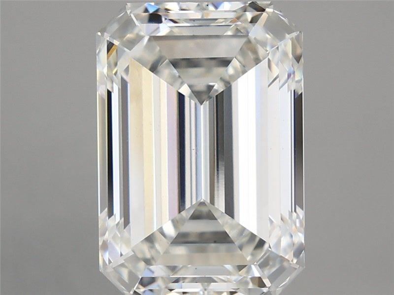 5.63 Carat Emerald Shaped, Ideal Cut, F Color, VS1 Clarity, IGI Certified Lab Grown Diamond