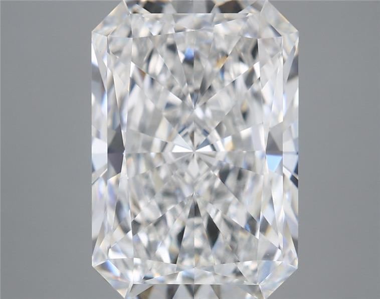 5.57 Carat Radiant Shaped, Ideal Cut, E Color, VVS2 Clarity, IGI Certified Lab Grown Diamond