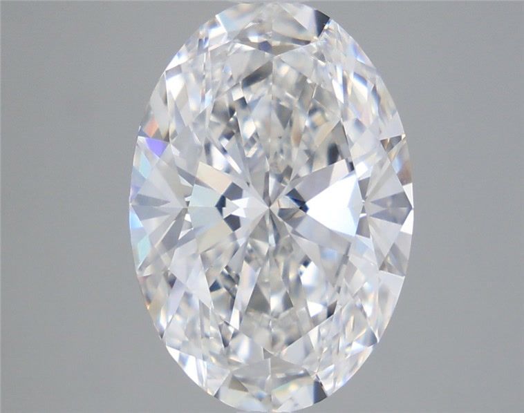 5.59 Carat Oval Shaped, Ideal Cut, F Color, VVS2 Clarity, IGI Certified Lab Grown Diamond