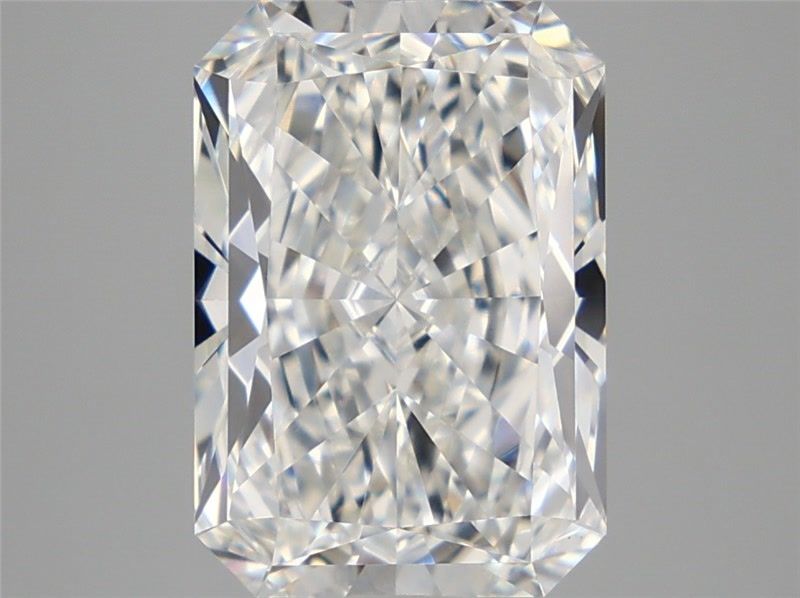 5.58 Carat Radiant Shaped, Ideal Cut, F Color, VVS2 Clarity, IGI Certified Lab Grown Diamond