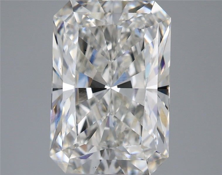 5.15 Carat Radiant Shaped, Excellent Cut, F Color, VS1 Clarity, IGI Certified Lab Grown Diamond