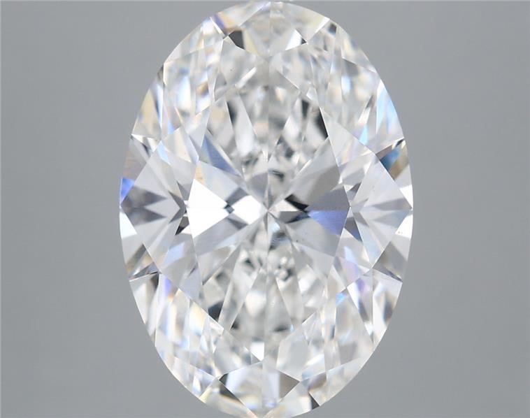 5.54 Carat Oval Shaped, Ideal Cut, E Color, VS1 Clarity, IGI Certified Lab Grown Diamond
