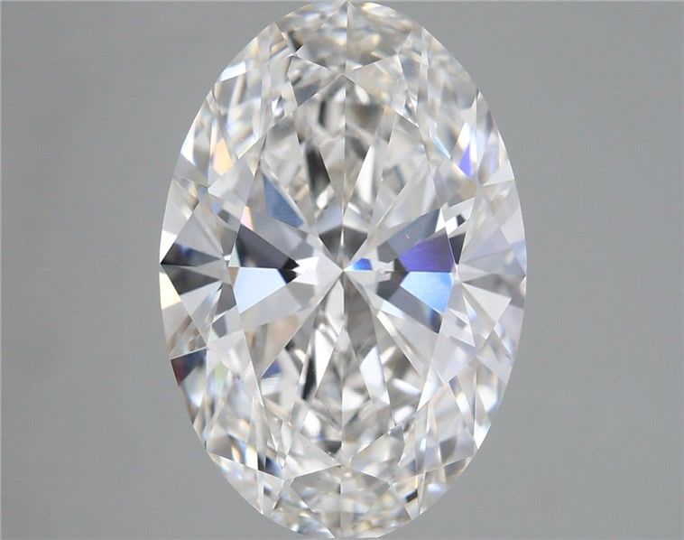 5.59 Carat Oval Shaped, Ideal Cut, F Color, VS1 Clarity, IGI Certified Lab Grown Diamond