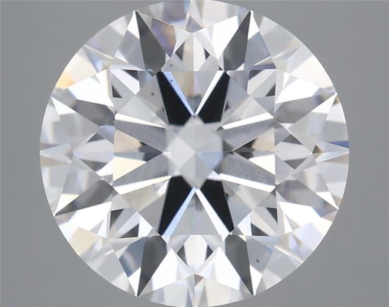 5.30 Carat Round Shaped, Ideal Cut, F Color, VS2 Clarity, IGI Certified Lab Grown Diamond