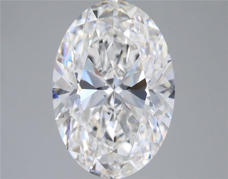 5.56 Carat Oval Shaped, Ideal Cut, E Color, VS1 Clarity, IGI Certified Lab Grown Diamond