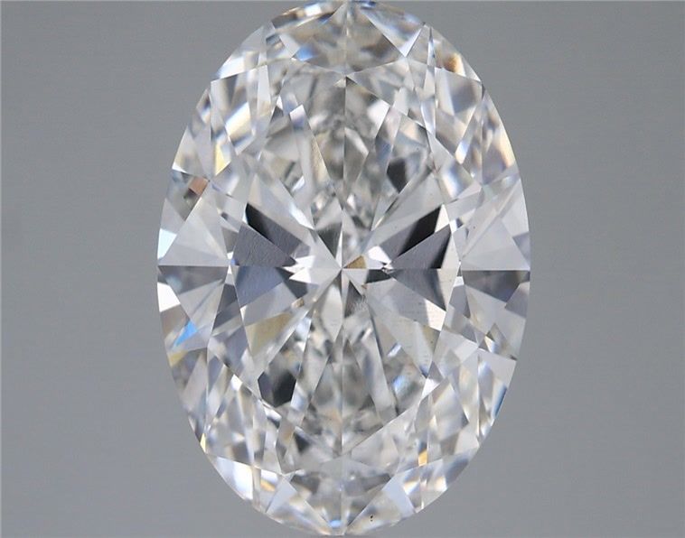 5.81 Carat Oval Shaped, Ideal Cut, F Color, VS2 Clarity, IGI Certified Lab Grown Diamond