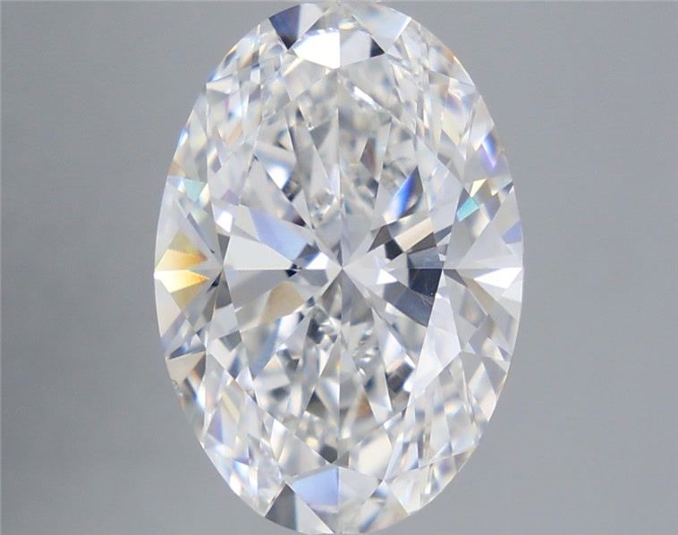 5.41 Carat Oval Shaped, Ideal Cut, F Color, VS1 Clarity, IGI Certified Lab Grown Diamond