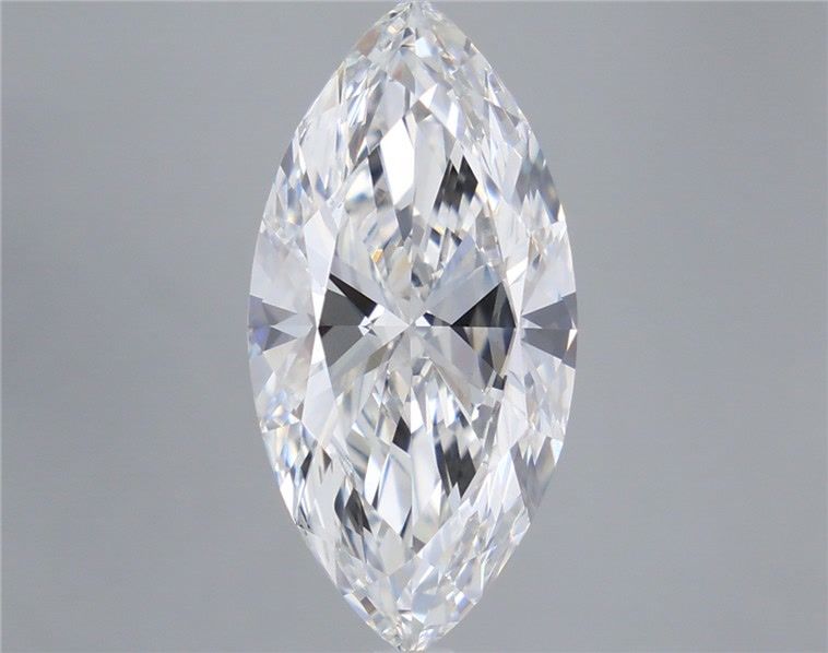 5.56 Carat Marquise Shaped, Ideal Cut, E Color, VVS2 Clarity, IGI Certified Lab Grown Diamond