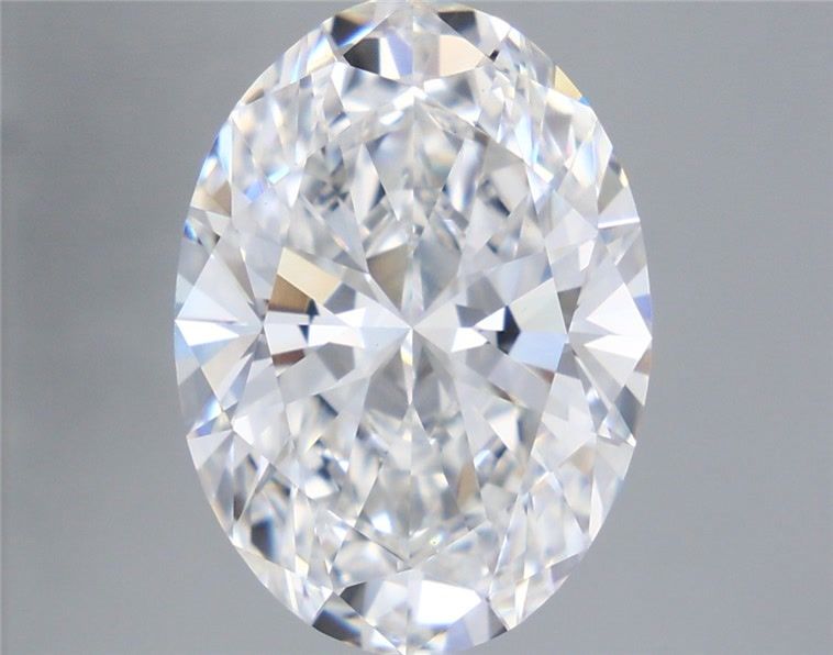 5.57 Carat Oval Shaped, Excellent Cut, E Color, VVS2 Clarity, IGI Certified Lab Grown Diamond