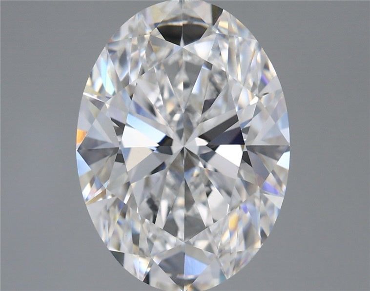 5.56 Carat Oval Shaped, Ideal Cut, E Color, VS1 Clarity, IGI Certified Lab Grown Diamond
