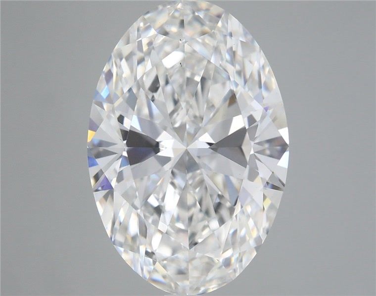 5.92 Carat Oval Shaped, Ideal Cut, F Color, VS2 Clarity, IGI Certified Lab Grown Diamond