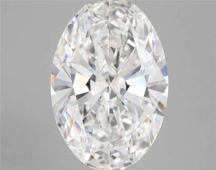 5.56 Carat Oval Shaped, Ideal Cut, E Color, VS1 Clarity, IGI Certified Lab Grown Diamond