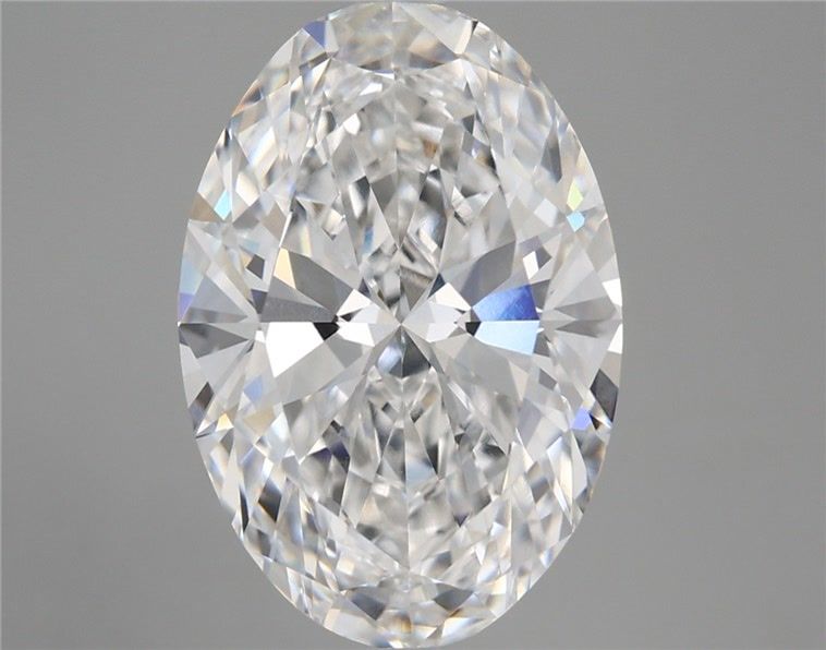 5.58 Carat Oval Shaped, Ideal Cut, E Color, VVS2 Clarity, IGI Certified Lab Grown Diamond