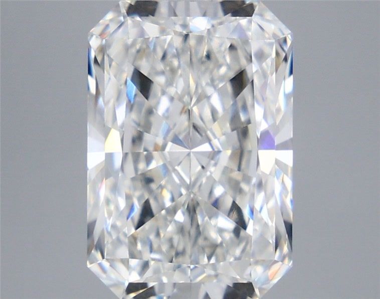 5.32 Carat Radiant Shaped, Ideal Cut, F Color, VVS2 Clarity, IGI Certified Lab Grown Diamond
