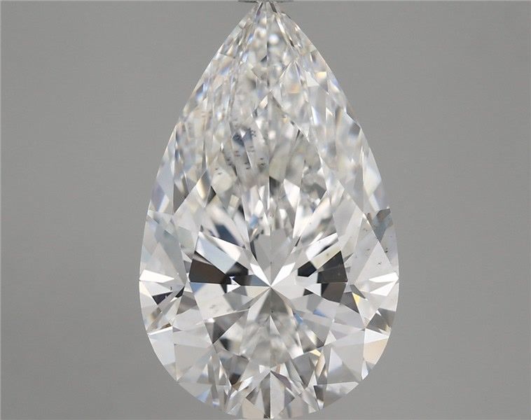 5.36 Carat Pear Shaped, Ideal Cut, E Color, VS2 Clarity, IGI Certified Lab Grown Diamond