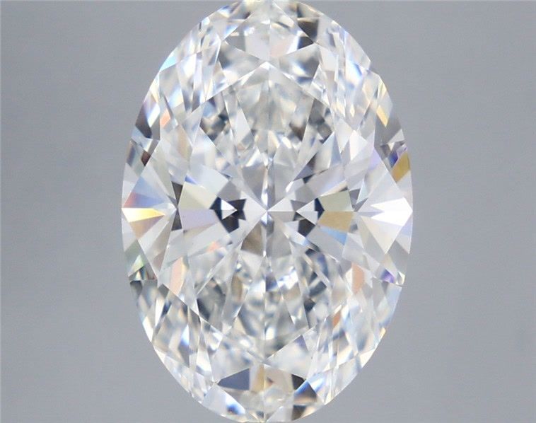 5.57 Carat Oval Shaped, Ideal Cut, F Color, VVS2 Clarity, IGI Certified Lab Grown Diamond