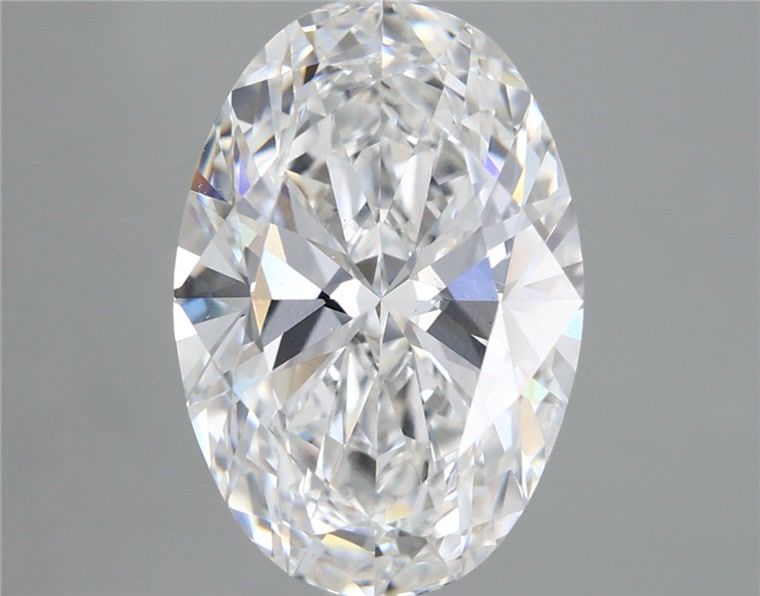 5.57 Carat Oval Shaped, Ideal Cut, E Color, VS2 Clarity, IGI Certified Lab Grown Diamond