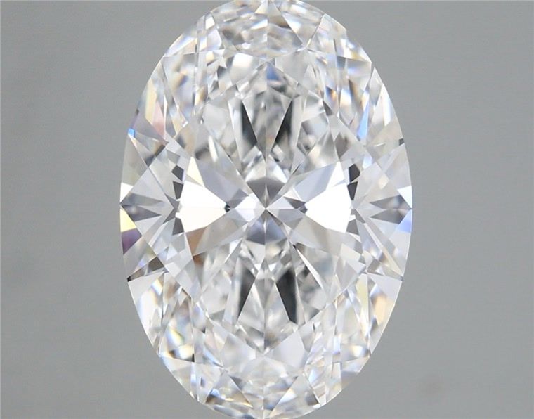 5.59 Carat Oval Shaped, Ideal Cut, E Color, VVS2 Clarity, IGI Certified Lab Grown Diamond