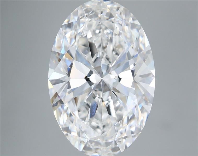 5.58 Carat Oval Shaped, Ideal Cut, E Color, VVS2 Clarity, IGI Certified Lab Grown Diamond