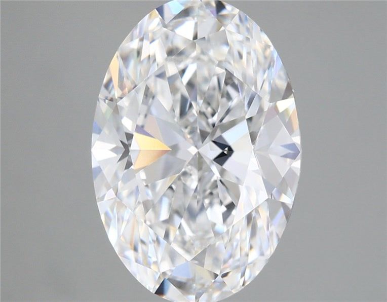5.82 Carat Oval Shaped, Ideal Cut, E Color, VVS2 Clarity, IGI Certified Lab Grown Diamond