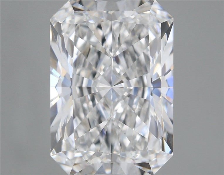 5.82 Carat Radiant Shaped, Ideal Cut, E Color, VS1 Clarity, IGI Certified Lab Grown Diamond
