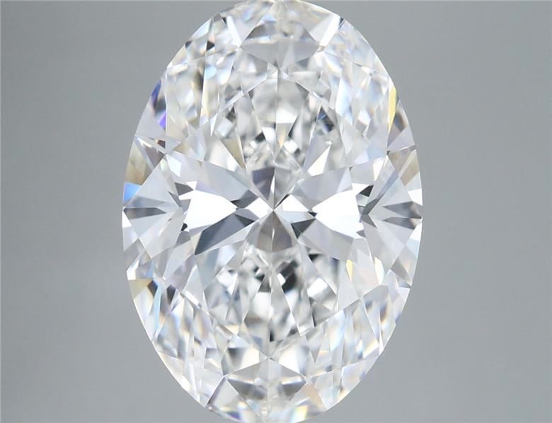 5.57 Carat Oval Shaped, Ideal Cut, E Color, VVS2 Clarity, IGI Certified Lab Grown Diamond